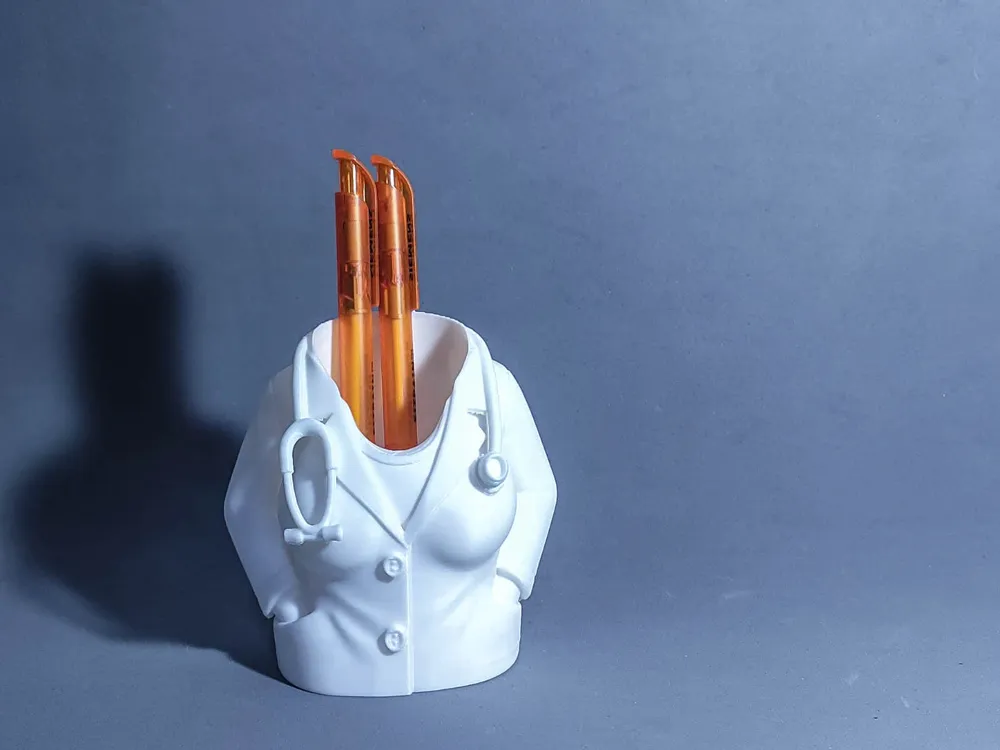 Doctor's Coat Pen Holder