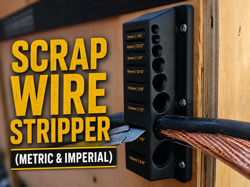 Scrap Wire Stripper (Metric & Imperial)