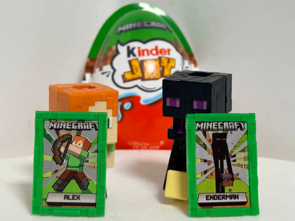 Minecraft Kinder Joy Token Frame